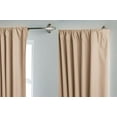 thumbnail image 7 of Basics Adjustable Room Darkening Blackout Curtain Rod, 48" to 88", Nickel, 7 of 7