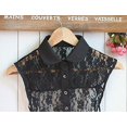 thumbnail image 2 of Magik Choker Necklace Unisex Women Peter Pan Detachable Lapel Shirt Fake False Collar (Lace Shirt Collar-Black), 2 of 3