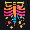 thumbnail image 4 of XIMIN Kids Boys Girls 2pc Sets Skeleton Print Sweatshirt and Pants Funny Set Toddler Costume Long Sleeve Outfit Sleepwear Lounge Fall Clothes Sets, 4 of 7