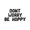 Black, variant on Letter Balloons - DONT WORRY BE HOPPY 16" Inch Alphabet Letters Foil Mylar Balloon Easter Party Banner (Gold)