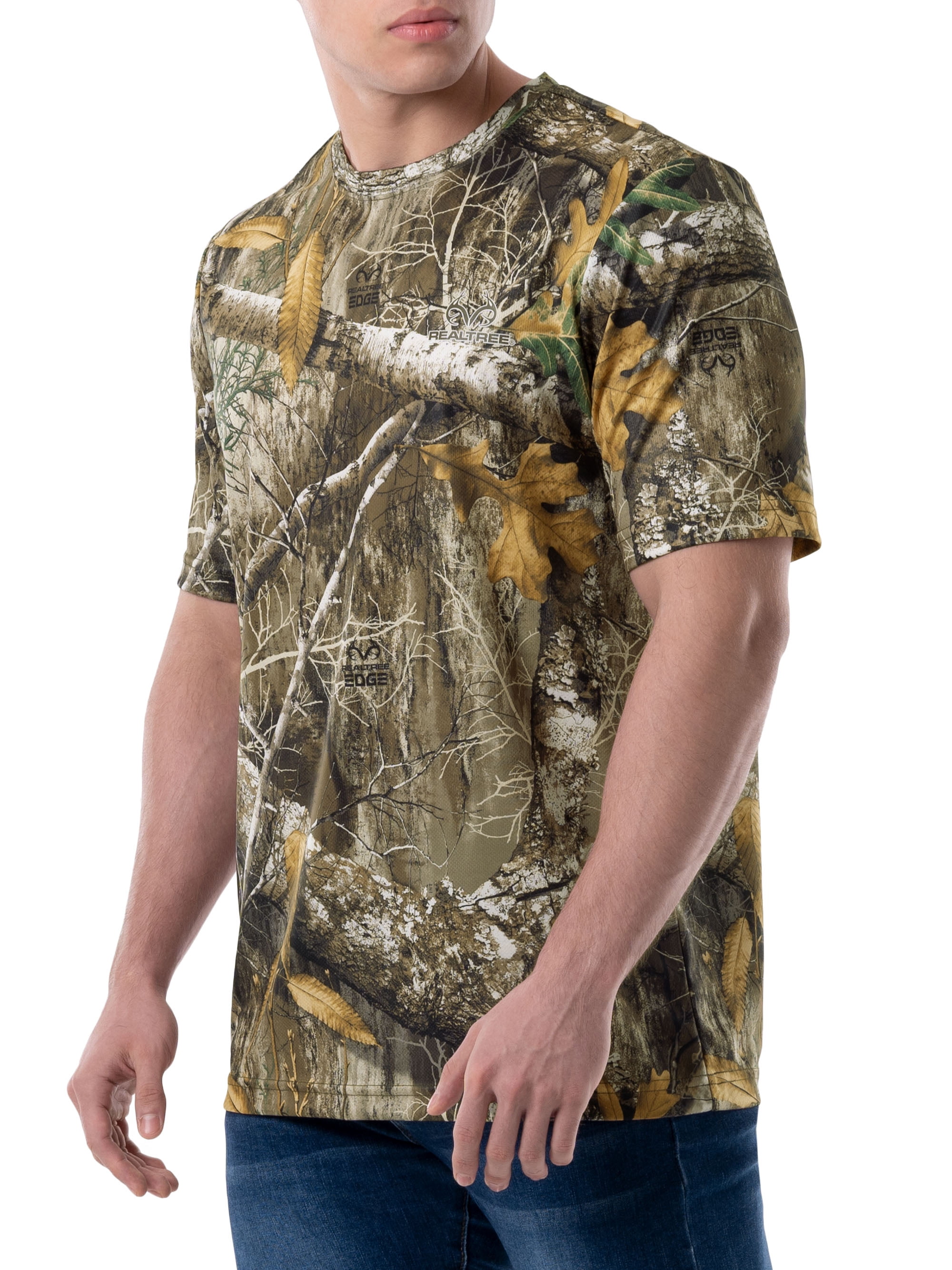 Realtree Men's Short Sleeve Performance Camo Tee 2-Pack Bundle