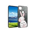thumbnail image 1 of Compatible with Google Pixel 4A 4G Phone Case, Cute-Rabbit-38 Case Men Women, Flexible Silicone Shockproof Case for Google Pixel 4A 4G, 1 of 1