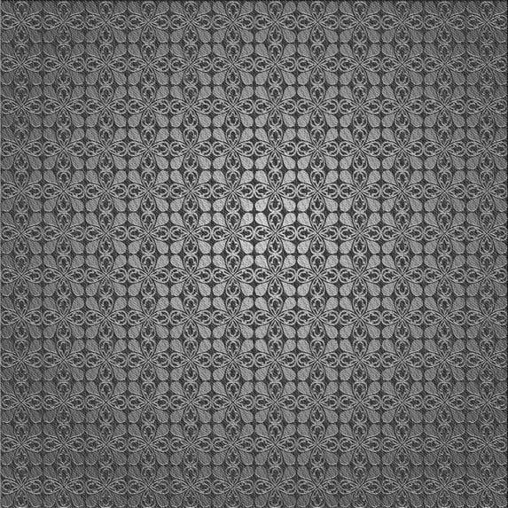 Ahgly Company Machine Washable Indoor Square Transitional Iridium Black Area Rugs, 5' Square