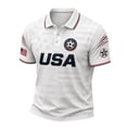 thumbnail image 3 of 2026 New USA Soccer Jersey Men United States National Team Shirt, United States Jersey Soccer, Resistant Crew Neck Short Sleeve Football Tee for Sports Casual Daily Use for Adult(Red, L), 3 of 5
