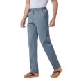 thumbnail image 2 of Large Casual Pants For Men Trendy Business Casual Pants For Spring Comfortable Straight Leg Solid Color Trousers Blue 3XL, 2 of 7