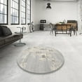 thumbnail image 3 of Ahgly Company Indoor Rectangle Contemporary Dark Gray Abstract Area Rugs, 6' x 9', 3 of 6