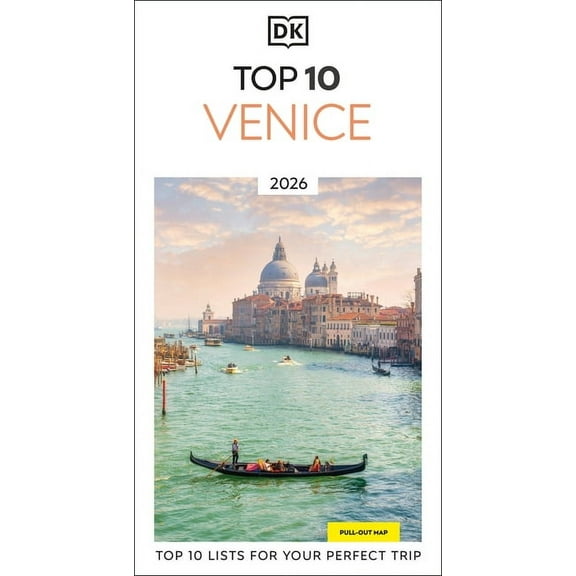 Pocket Travel Guide DK Top 10 Venice: Top 10 Lists for Your Perfect Trip, Plus an All-Weather Folded Map, (Paperback)