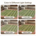 thumbnail image 7 of ODIKA 9'x12' Washable Area Rug Low Pile, Flatwoven, Football Gridiron Car Markings Striped Rectangle Field Rugby for Great Room, Indoor Concept, Large Living, 7 of 7