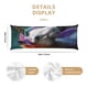 thumbnail image 3 of Fotbe Colorful Haired White Horse Funda para Almohada Corporal con Diseño, Funda de Microfibra Ultrasuave de 20x54 Pulgadas, Ropa de Cama Elegante, 3 of 7