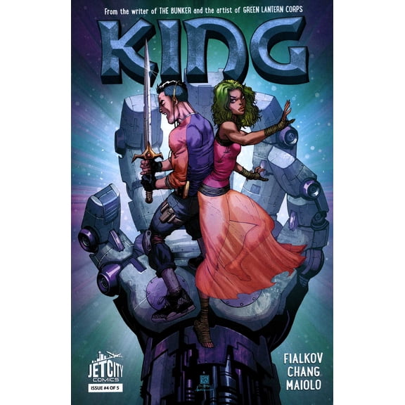 King (Jet City) #4 VF ; Jet City Comic Book
