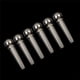 thumbnail image 5 of Pin de extremo de puente de clavijas de extremo de cuerda de metal de 6 piezas para acústico Plata, 5 of 9