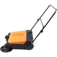 thumbnail image 4 of Miumaeov Industrial Floor Sweeper 26" 15L Hand-Push Sweeping Sweeper 360° Rotary Sweeper for Indoor Outdoor Orange, 4 of 12