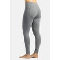 thumbnail image 3 of Fishers Finery Women's Ecofabric Ankle Length Yoga Pants with Back Pockets (Light H Gray, XL), 3 of 4