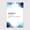 Aesthetic Definition, variant on Dad Definition Wall Art – Stylish Blue Abstract Canvas Print for Bedroom Living Room - 8x12 inches