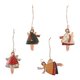 thumbnail image 1 of 4 PCS Christmas Metal Dancing Angel Pendants Ornaments for Home Party, 1 of 5