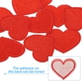 thumbnail image 3 of Uxcell 1.65'' x 1.42'' parches de planchar con adhesivo termofusible, 10 piezas, rojos, 3 of 7
