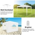 thumbnail image 5 of COBIZI Party Tent 10x10 Canopy Tents for Parties with 4 Removable Sidewalls, Waterproof Outdoor Tent for Weddings and Events, 5 of 8