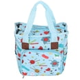 thumbnail image 3 of Bolsa de tejer de nailon, impermeable, portátil, plegable, divisor interior, para el hogar, con organizador de ropa de lana multifunción(Handbag), 3 of 5