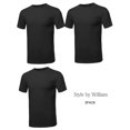 thumbnail image 3 of FashionOutfit Men's Basic Crew Neck Short Sleeve Cotton T-shirt, 3 of 3