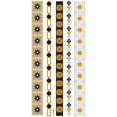 thumbnail image 1 of Wentin Direct Sale Tattoo accessories Tattoo, Waterproof, Metallic, Temporary Tattoo, Gold Silver Sticker, 1 of 1