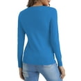 thumbnail image 3 of a.Jesdani Womens Cardigans Lightweight Soft Knit Crewneck Cardigan Sweater S-2XL, 3 of 9