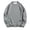 Grey, variant on Men Sweatshirt Winter Knitwear Heavy Plaid Loose Casual Fashion Youth Comfortable Pullover Tops
