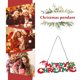 thumbnail image 2 of Kit de colgante de tablero de feliz Navidad con pintura de diamante, cadena de encanto de diamantes de imitación de mosaico FLhrweasw Nuevo, 2 of 6