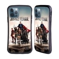 thumbnail image 1 of Head Case Designs Officially Licensed Justice League Movie Character Posters Group Hybrid Case Compatible with Apple iPhone 12 / iPhone 12 Pro, 1 of 7