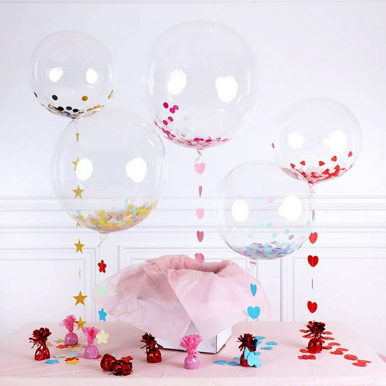 10 pcs Pre Stretched Bobo Balloon Clear 13 18 20 24 Inch Transparent Bubble  Ballon LED Light Wedding Birthday Party Decorations - AliExpress