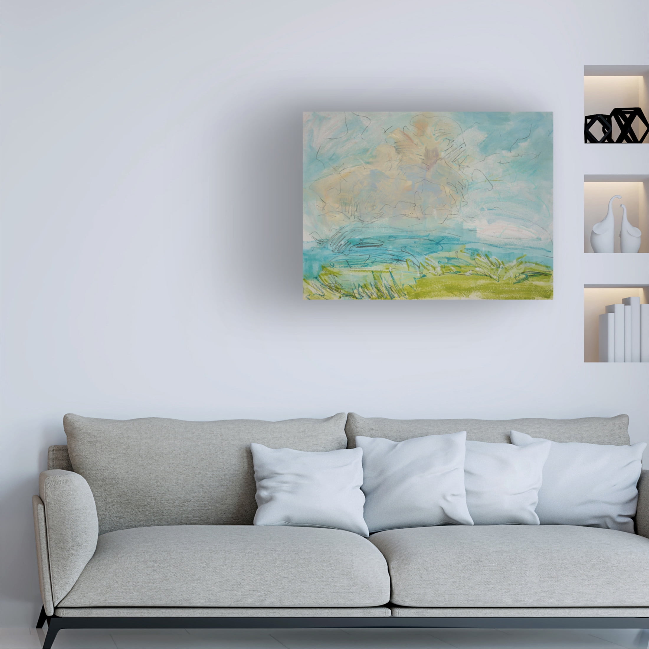Trademark Fine Art Dorothy Fagan  Heaven and Earth VIII Canvas Wall Art
