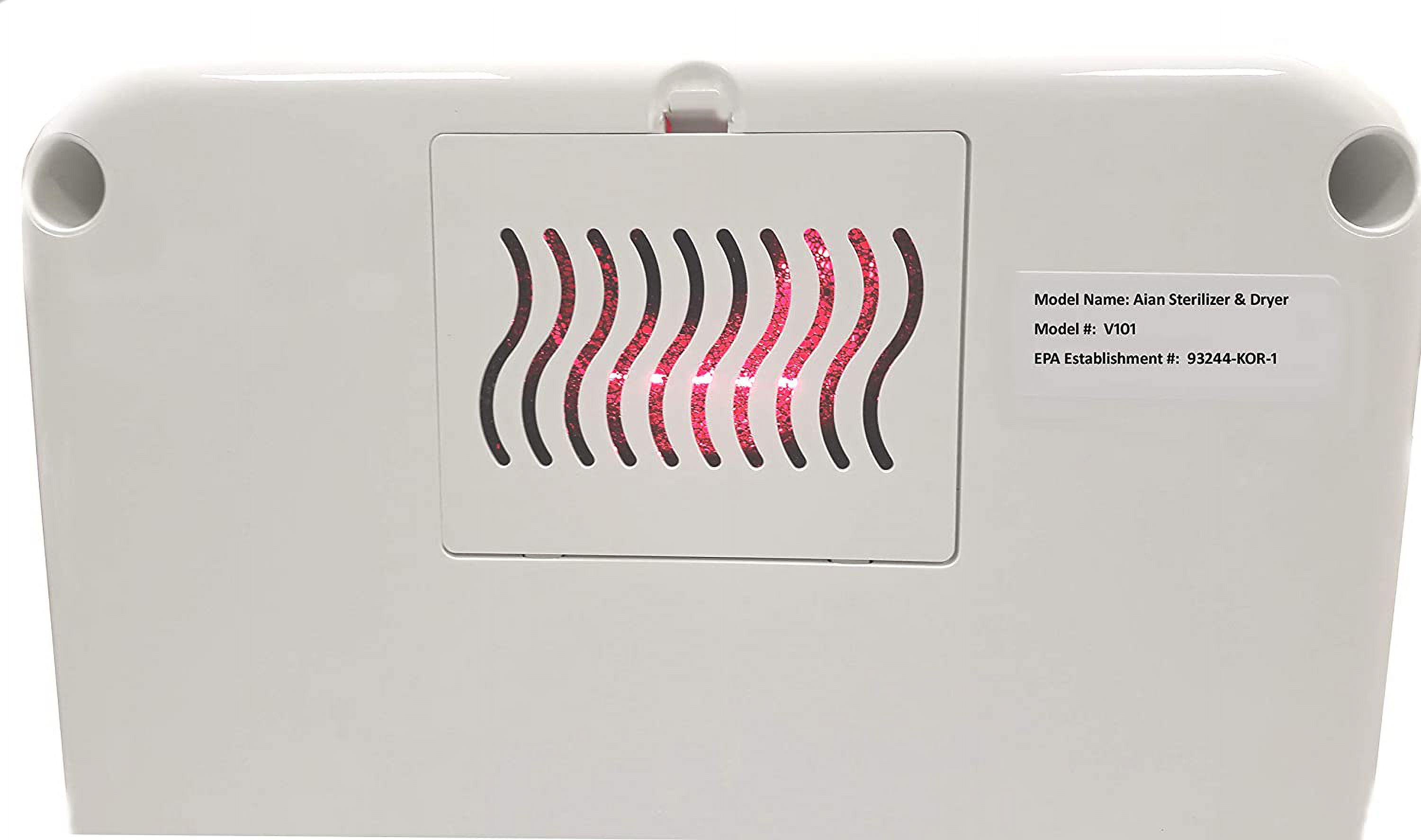 Aian Sterilizer & Dryer - Mom Loves Aian for Fast, Simple, and Easy Operation (Chrome)
