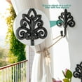 thumbnail image 3 of Sungmor Ganchos de Pared Hierro Fundido estilo Shabby Chic, set 3 pzs. Ganchos grandes 6.8" para abrigos, llaves, toallas, bufandas y bolsas. Color negro antiguo. Decoración de pared elegante., 3 of 8