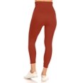 thumbnail image 3 of Women's Lightweight Control Stretch High Waist Capri Solid Workout Yoga Leggings, 3 of 4