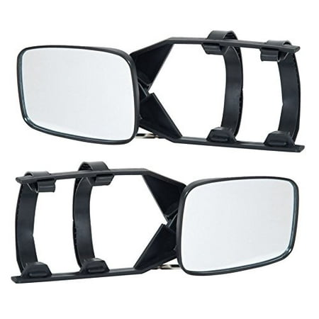 - HOMCOM 2pc Universal Clip-on Trailer Towing Side Mirror Extensions