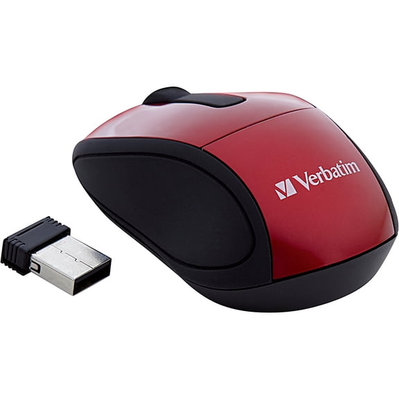 Verbatim Wireless Mini Travel Optical Mouse, Graphite