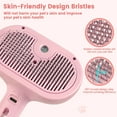 thumbnail image 4 of 2024 New Cat Steam Brush for Shedding, Steamy Cat Brush for Long & Short Haired Cats & Dogs, Spray Cat Brush for Pet Grooming, Self-Cleaning Pet Hair Removal Comb with Water Tank, 4 of 8
