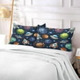 thumbnail image 5 of GZHJMY Cartoon Spaceship Rocket Pillowcase, Super Soft Pillow Shams Covers, Plush Cozy Pillow Cases with Zipper, 21" X 54"（510）, 5 of 6