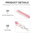 thumbnail image 3 of FESTFENDS 3Ud Lanyard Para Llaves De Baseball En PU Con Deportivo Y Correa De Mano, 3 of 6