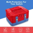 thumbnail image 2 of EEEkit Carrying Case, for Nintendo Switch OLED & Pro Controller, Red & Blue, 2 of 7