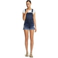 thumbnail image 4 of No Boundaries Juniors' Relaxed Boyfriend Shortalls, 4 of 5