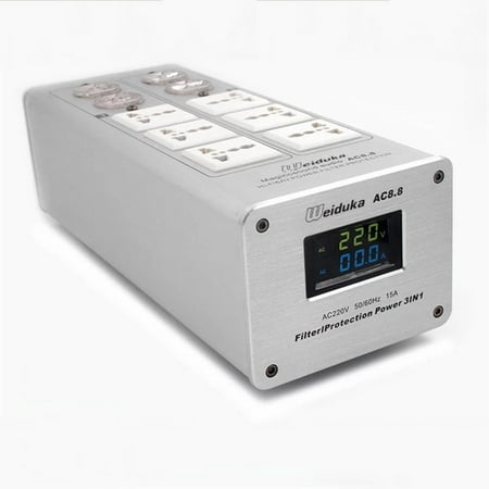 Upgrade AC8.8 3000W 15A Advanced Audio Power Purifier Filter AC Power Socket With Dual LED Display 100~240V price history on PriceWatchPro