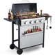 thumbnail image 1 of Parrilla a gas propano Cookit BBQ de 4 quemadores de acero inoxidable, 1 of 6