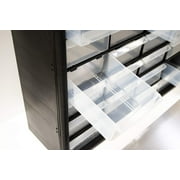 Homak Manufacturing 24-Drawer Parts Organizer, Black