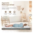 thumbnail image 4 of Bennium Memory Foam Tri-Fold Mattress, 4” Foldable Floor Mattress with Storage Bag & Removable Cover, Cool Gel Memory Mattress with Bamboo Fabric for Guest Room, Living Room, RV, Camp ( XL), 4 of 9