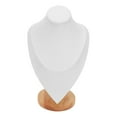 thumbnail image 1 of Jewelry Display Stand, Stylish Look Organize Storage Stable Base Necklace Bust Holder  For Home For Trade Show White, 1 of 8