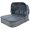 Gray, variant on Syngar Outdoor Daybed Sunbed, 5 Piece Patio Wicker Furniture Set with Canopy, Side Table and Ottoman, Conversation Set with Gray Cushions, PE Rattan Sectional Sofa Set for Pool, Garden, Backyard, Lawn