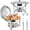 2 Pack, variant on Chafing Dishes for Buffet, 6QT Stainless Steel Chafing Dish Buffet Set with , Warmers for Parties Buffet, Buffet Servers and Warmers for , Christmas Gatherings, Catering Events