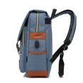 thumbnail image 4 of Mochila para portátil con puerto de carga USB, bolsa de negocios vintage resistente a desgarros para viajes, universidad, escuela, mochilas informales para hombre, mujer WD.WDQZL Hogar, 4 of 5