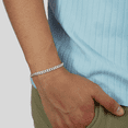 thumbnail image 3 of Pulsera barbada Crixus plata .925, 3 of 4