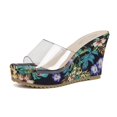 thumbnail image 3 of Zapatillas de tacón claros, sandalias para mujer, zapatos de verano para mujer, zapatos de tacón transparentes de PVC, comodidad para boda, sandalia de fiesta para mujer, tacón alto, 3 of 5